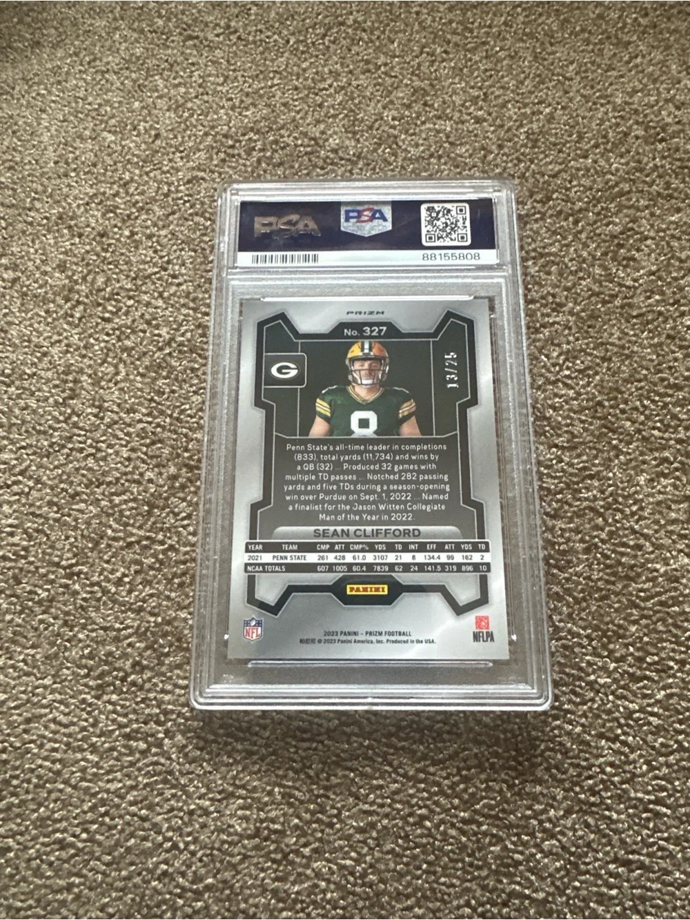 Packers Sean Clifford Rookie PSA 10